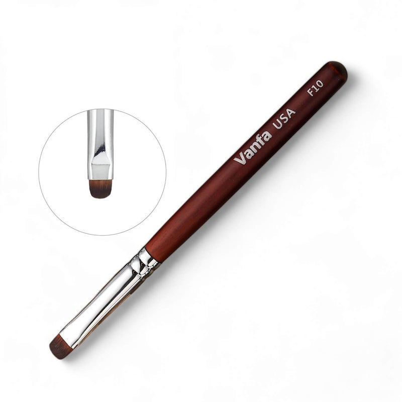 Vanfa French Brush for Nails, Clean up brush for Gel Nail Polish F10 - Image 1